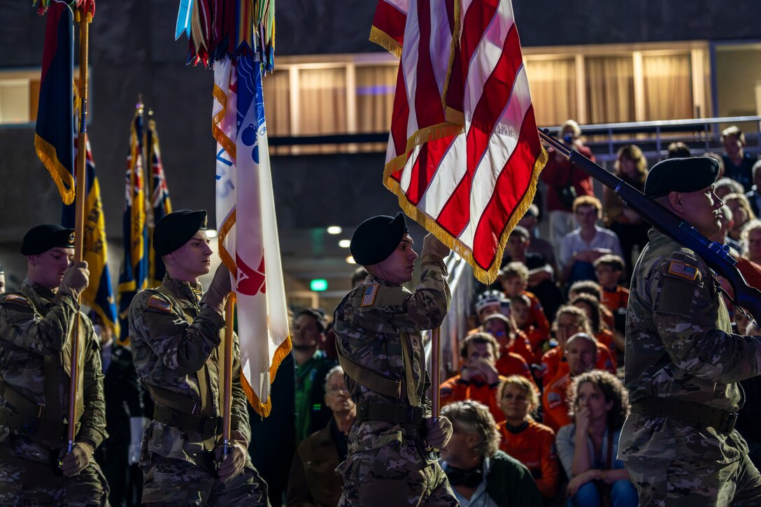 Remembrance procession in Eindhoven