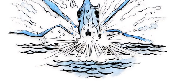 Post-Maintenance Check Flub
Illustration by Ted Wilbur
Naval Aviation News July-August 2007