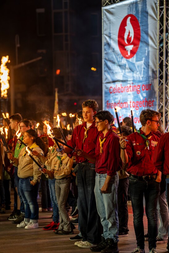 Remembrance procession in Eindhoven