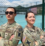 Sgt. 1st Class Tresa Allemang and her son, Cpl. Aiden Stackhouse, assigned to the 256th Infantry Brigade Combat Team, are serving together on the NATO-led KFOR mission in Kosovo. The mother and son have the opportunity to share a common dream of serving side by side on the same mission.