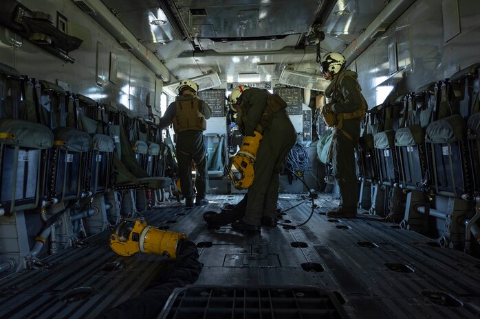U.S. Marines with 2nd MAW and 2nd MLG conduct HST operations during UNITAS 2025