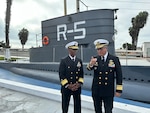 CALLAO, Peru - Rear Adm. Luis del Carpio Azalgara, commander of the Peruvian submarine force, right, speaks with U.S. Naval War College President Rear Adm. Darryl Walker during a visit to Base Naval del Callao in Callao, Peru, during the 7th International Symposium on Defense and Security, Sept. 17, 2025. Walker attended the three-day event to talk with South American naval leaders about shared security goals, and discuss the role of military education in deterring and, if necessary, winning wars. Established in 1884, NWC is the oldest institution of its kind in the world. The college delivers excellence in education, research, and outreach, informing today’s decision makers, educating tomorrow’s leaders, and engaging partners and allies on all matters of naval power to preserve the peace, respond in crisis, and win decisively in war. (U.S. Navy photo by Lt. Cmdr. Seth Koenig)