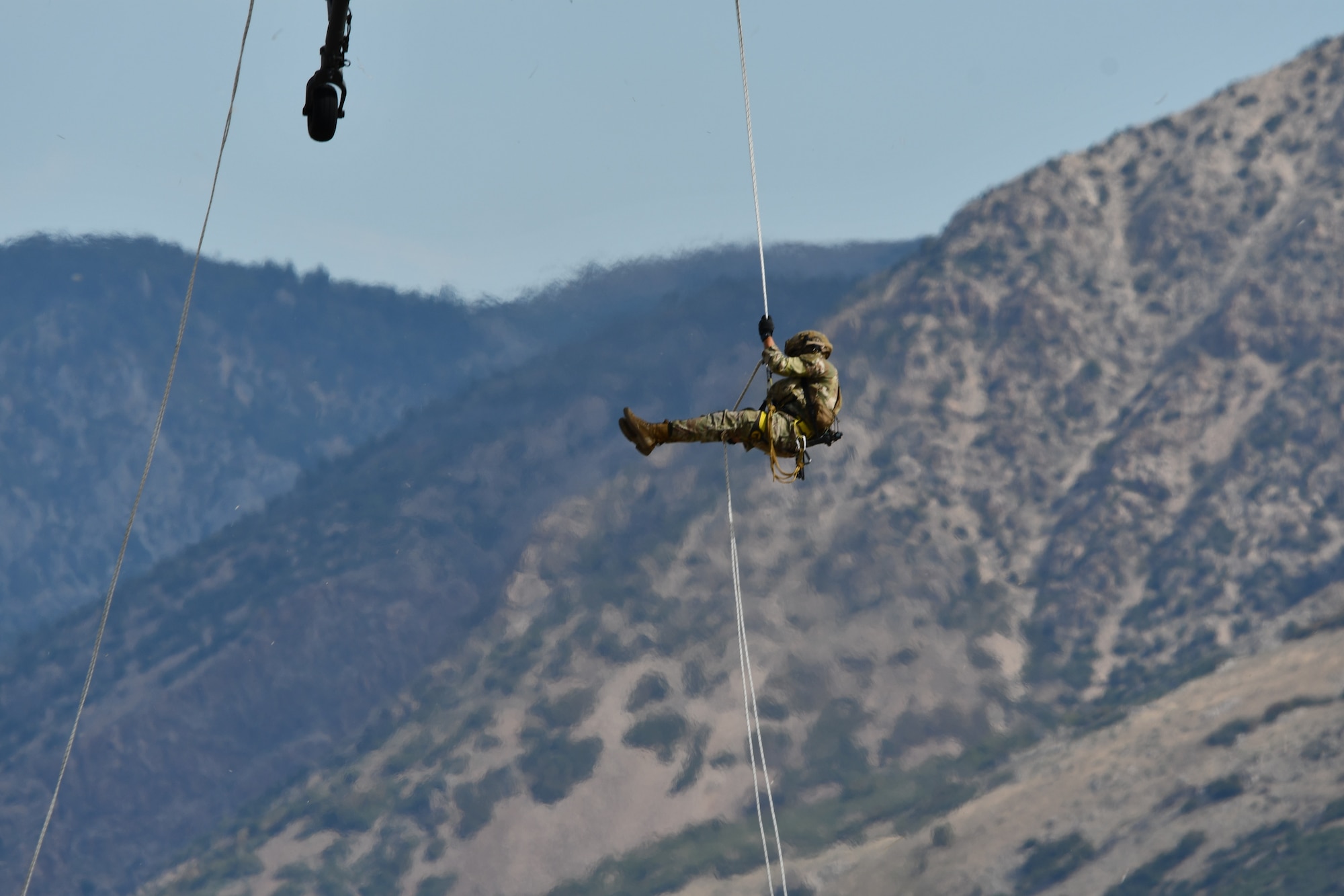A joint exercise between the 75th Air Base Wing and the 305th Rescue Squadron tests combat readiness skills such as dynamic medical evacuation, helicopter landings and air assault training.