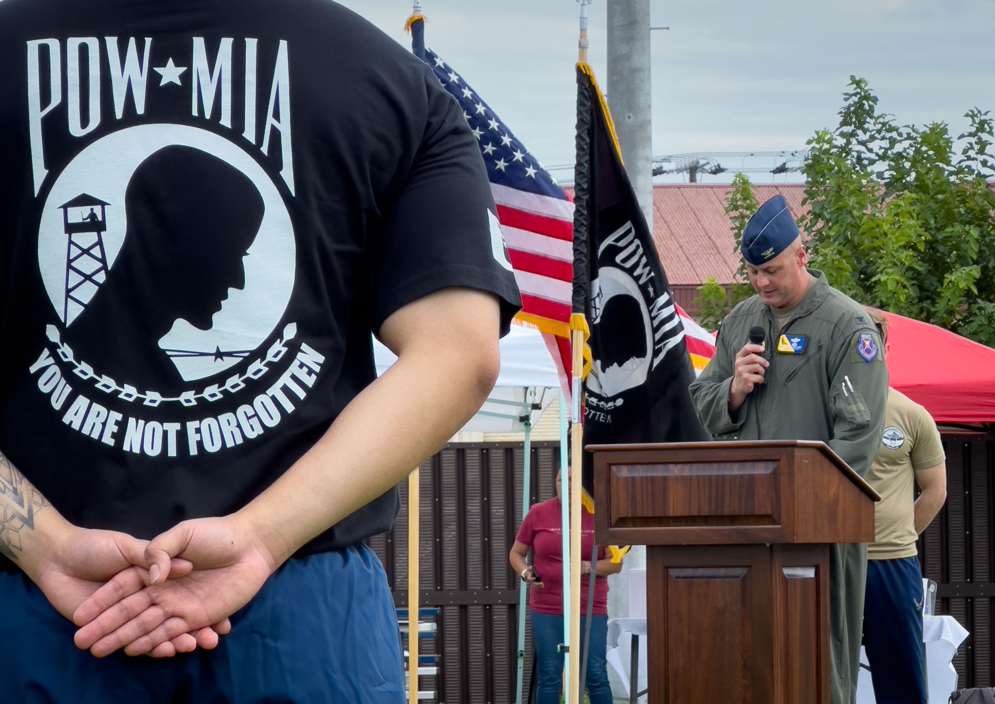 Yokota honors service members taken as prisoners of war and those missing in action with a 24-hour remembrance run.