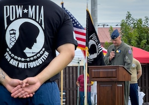 Yokota honors service members taken as prisoners of war and those missing in action with a 24-hour remembrance run.