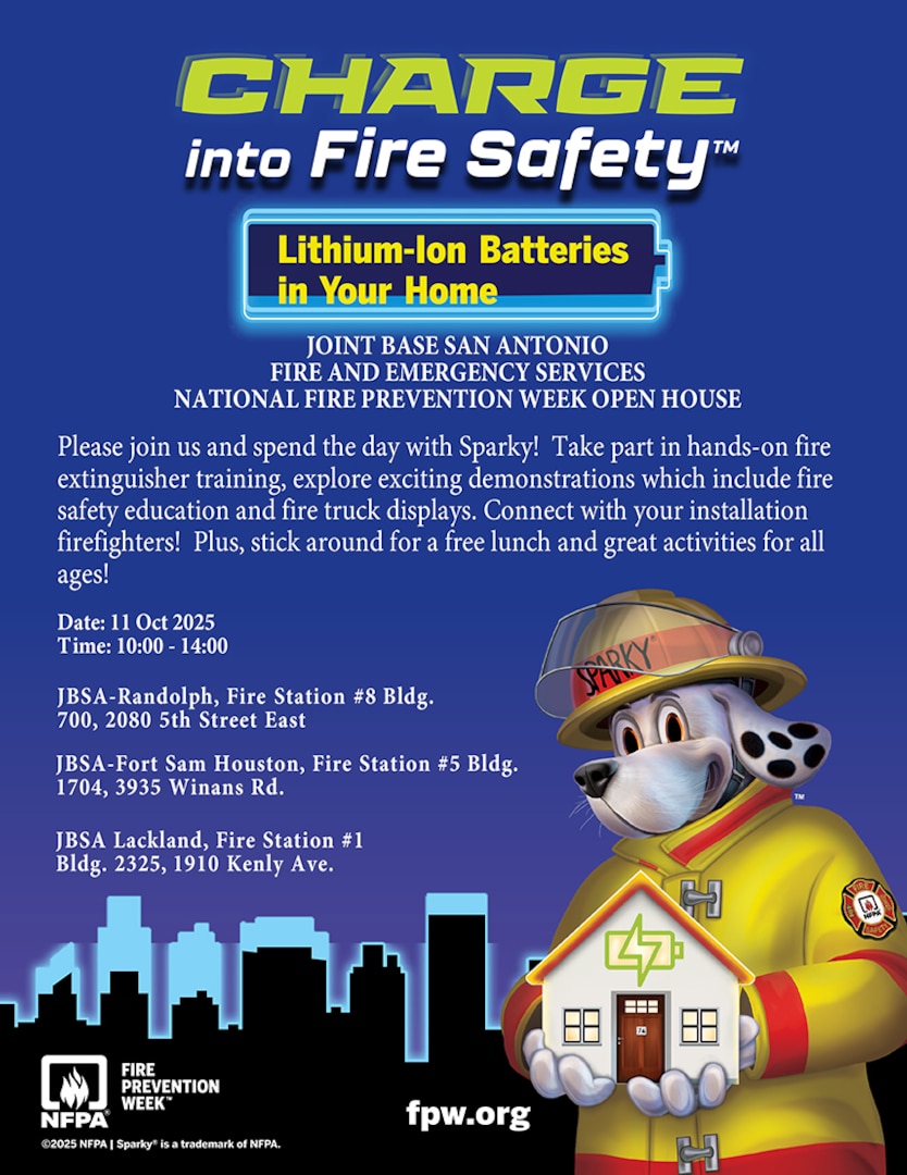Fire Prevention Week: ‘Charge into Fire Safety™: Lithium-Ion Batteries in Your Home’