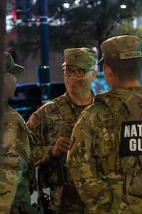 U.S. Soldiers with the South Carolina Army National Guard patrol the Navy Yard metro station in support of Joint Task Force - District of Columbia in Washington, D.C., Sept 8, 2025.
