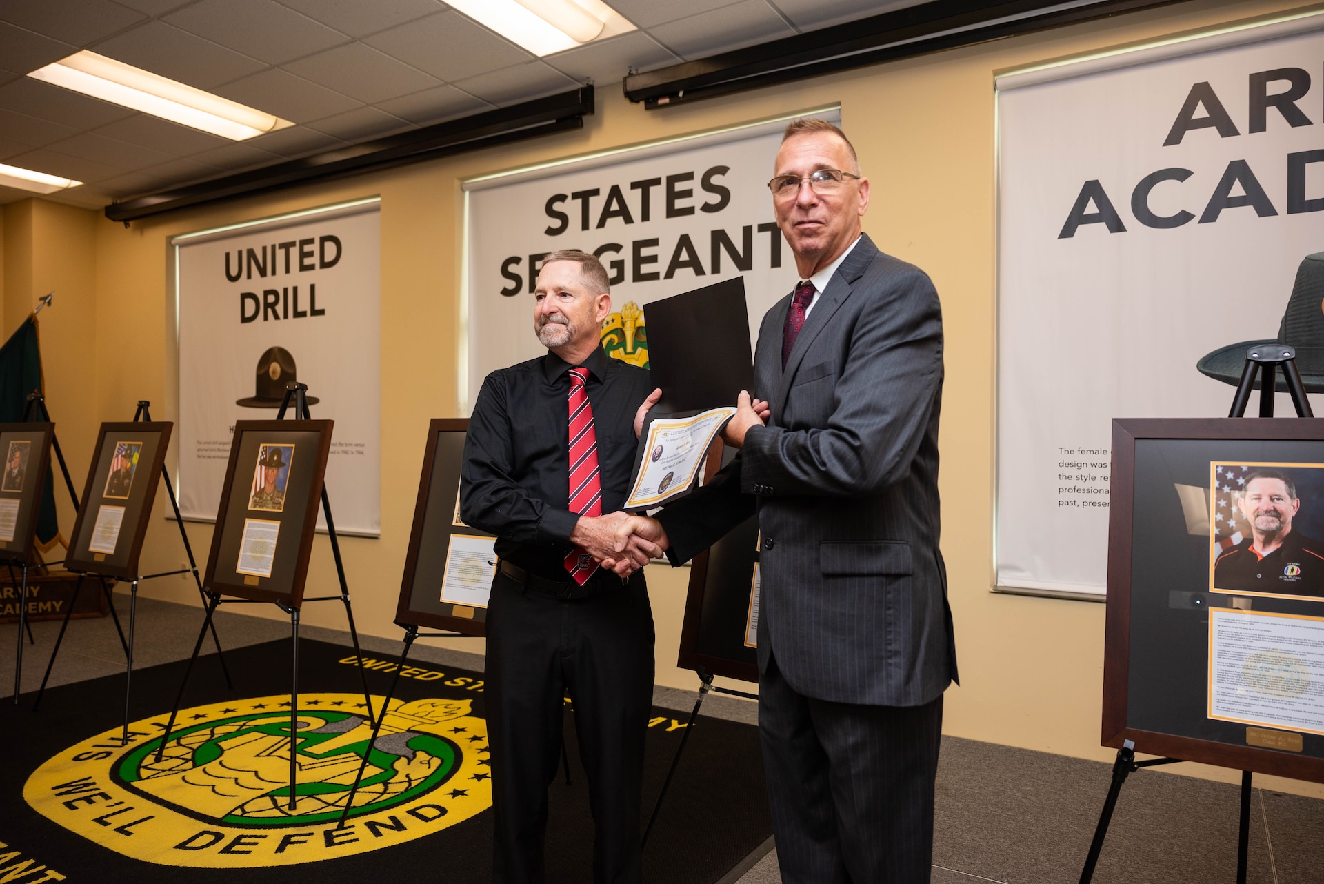 Nine new faces enshrined at U.S. Army Drill Sergeant Academy