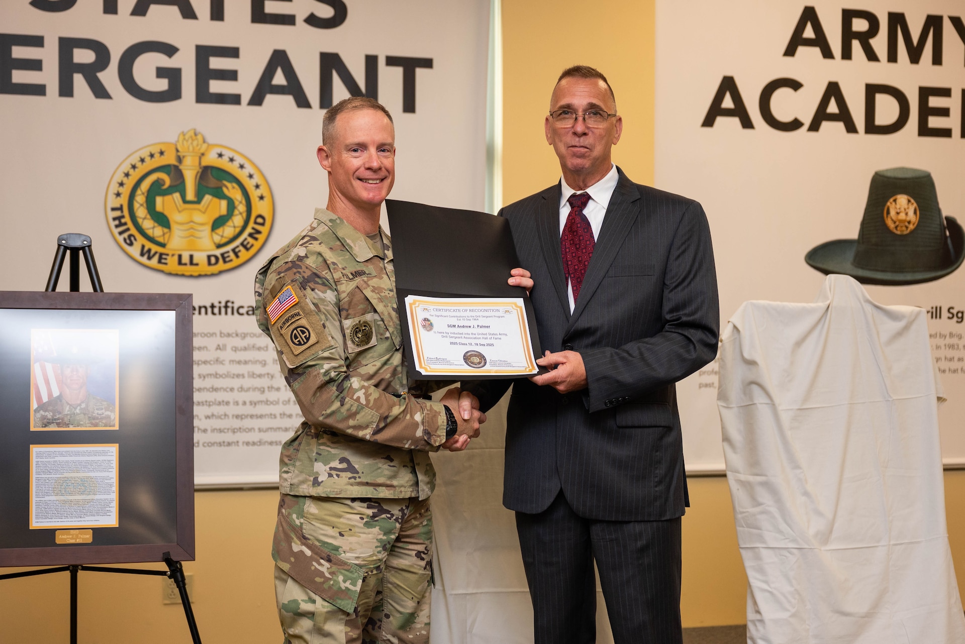 Nine new faces enshrined at U.S. Army Drill Sergeant Academy