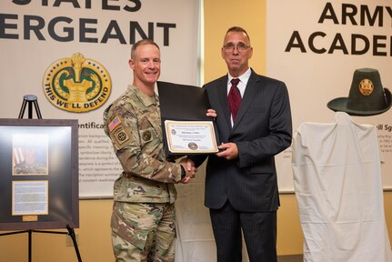 Nine new faces enshrined at U.S. Army Drill Sergeant Academy