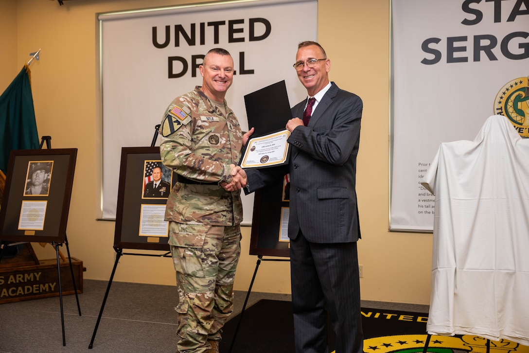 Nine new faces enshrined at U.S. Army Drill Sergeant Academy