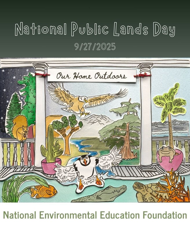 National Public Lands Day is Saturday, Sept. 27, 2025!