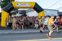 More than 700 people participate in the 14th annual March for the Fallen at Fort Indiantown Gap, Pennsylvania, Sept. 20, 2025. March for the Fallen is a community event held each year at Fort Indiantown Gap to honor the memory of those who have fallen in defense of our nation. It is open to the public and registrants choose to participate in one of various challenges, including a 28-mile ruck march, a 14-mile ruck march, a 5K run/walk or 28-mile hand cycle.