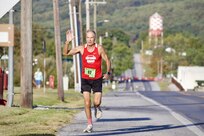 U.S. service members, veterans, Gold Star Families and community members participate in the 14th annual March for the Fallen at Fort Indiantown Gap, Pennsylvania, Sept. 20, 2025. March for the Fallen is a community event held each year at Fort Indiantown Gap to honor the memory of those who have fallen in defense of our nation. It is open to the public and registrants choose to participate in one of various challenges, including a 28-mile ruck march, a 14-mile ruck march, a 5K run/walk or 28-mile hand cycle. The 28- and 14-mile course follows a path around Fort Indiantown Gap’s training areas. (U.S. Army National Guard photo by Maj. Travis Mueller)