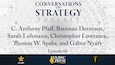 Slide for Conversations on Strategy Podcast, episode 60:  C. Anthony Pfaff, Brennan Deveraux, Sarah Lohmann, Christopher Lowrance, Thomas W. Spahr, and Gábor Nyáry – The Weaponization of AI: The Next Stage of Terrorism and Warfare