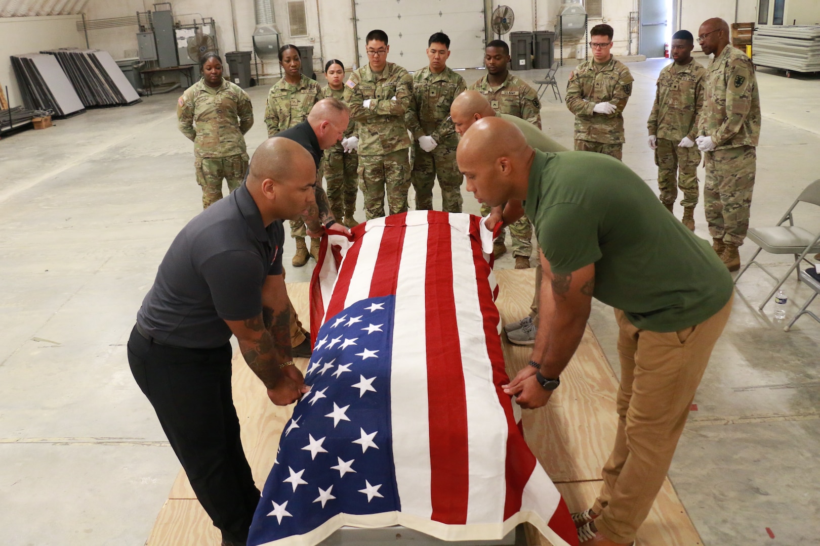 VaARNG Funeral Honors team provides training to active-duty Soldiers