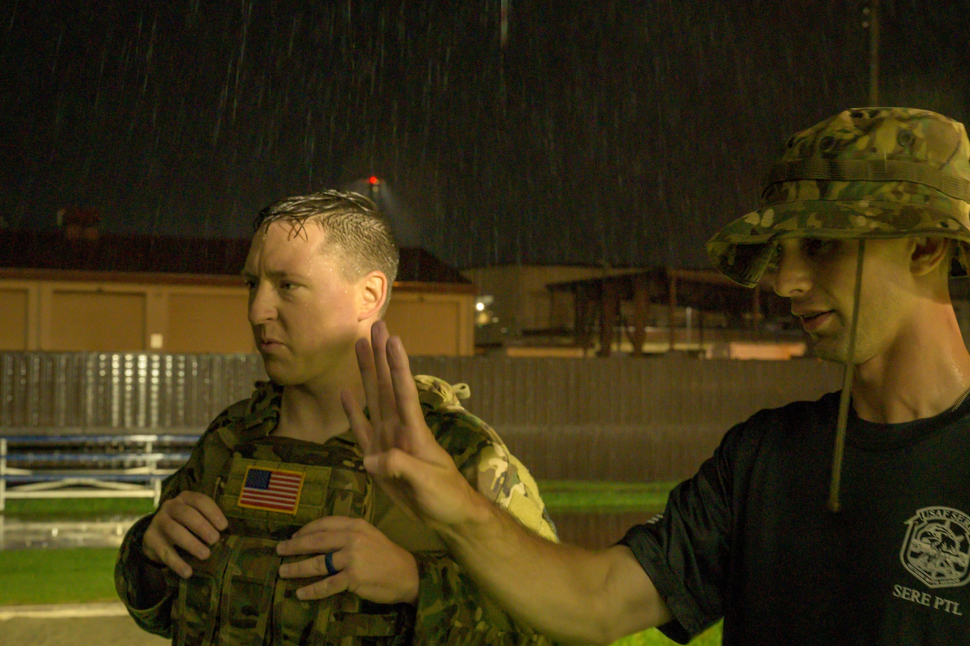 participants carry the POW/MIA flag during the POW/MIA Memorial Relay