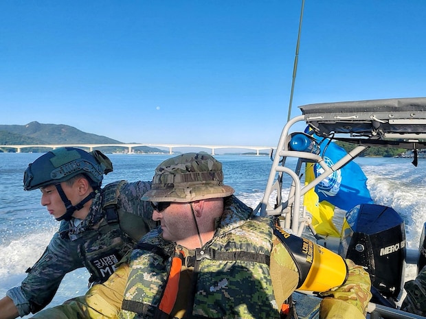 Routine UNC training reinforces Armistice and ROK cooperation in Han River Estuary,
