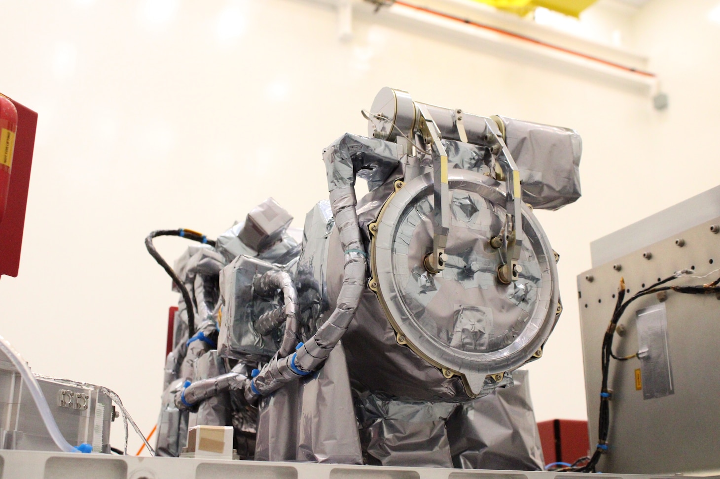 The Compact Coronagraph-2 (CCOR-2), designed by the U.S. Naval Research Laboratory, has been integrated on the National Oceanic and Atmospheric Administration’s (NOAA), Space Weather Follow On-Lagrange 1 (SWFO-L1) satellite.