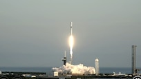 Liftoff of SpaceX’s Falcon 9 rocket carrying NOAA’s SWFO-L1 satellite observatory along with NASA’s Interstellar Mapping and Acceleration Probe (IMAP) and Carruthers Geocorona Observatory from the launch pad at Kennedy Space Center in Florida, September 24, 2025, at 7:30 a.m. EDT. (Still photo from livestream broadcast of the launch). (Image credit: NASA Kennedy)