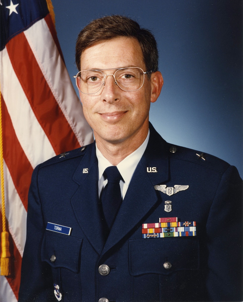 The official portrait of Brig. Gen. Michael J. Torma.