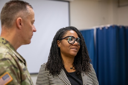 Detachment 38, 335 Signal Command (T) departure ceremony