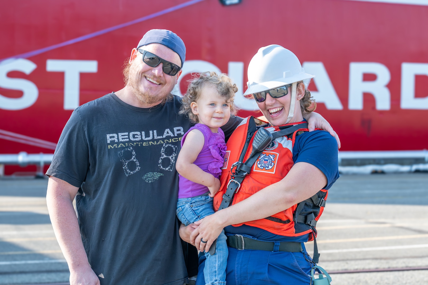Family and friends welcomed home the Coast Guard Cutter Polar Star (WAGB 10) crew after the cutter returned to its Seattle home port, Sept. 23, 2025, after the ship’s 28th voyage to Antarctica. Upon completing Operation Deep Freeze 2025, Polar Star returned directly to Mare Island Dry Dock in Vallejo, Calif., to complete the final year of a five-year Service Life Extension Program prior to returning to Seattle. U.S. Coast Guard photo by Petty Officer 3rd Class Annika Hirschler.