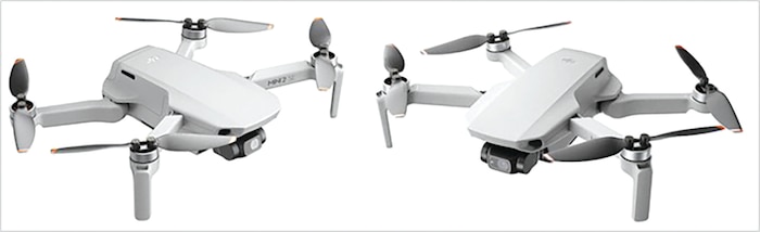 Mini 2 SE and Mini 2. (Source: https://www.dji.com/br.)