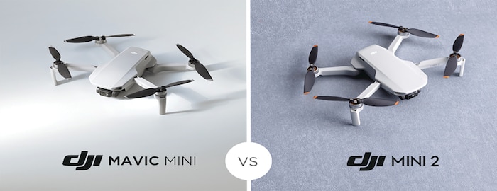 Mini and Mini 2 (Source: https://drdrone.ca.)