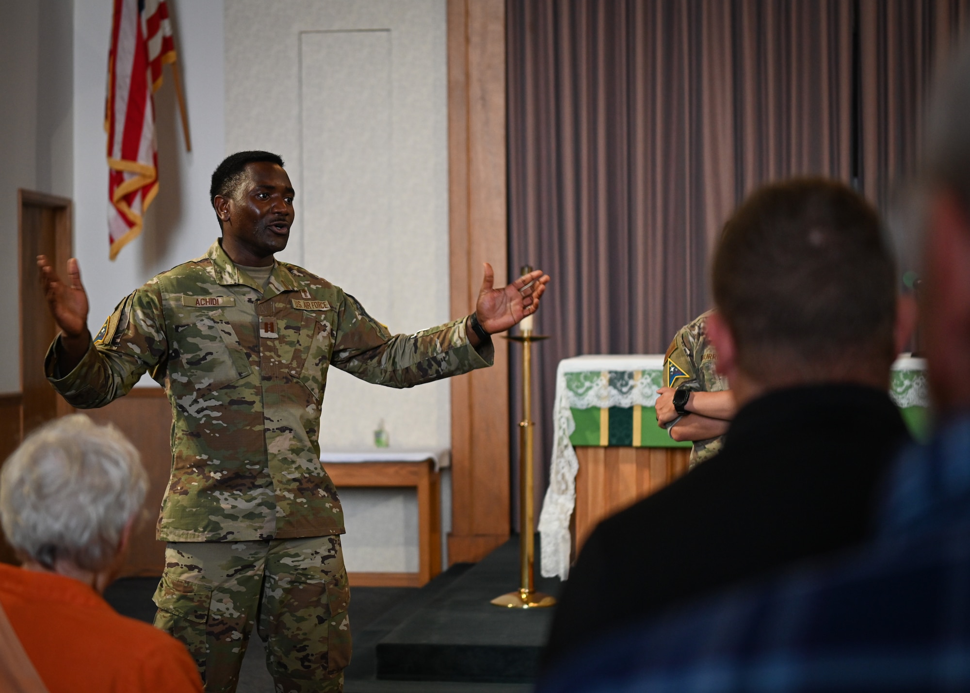 Members of the local clergy of various religions visited the Vandenberg Space Force Base Chapel to foster deeper connections with members of the installation as a way to show their ongoing support for Guardians, Airmen, and government civilians. The received mission briefings, attended a luncheon and discussion panel, toured base facilities  including the Western Range Operations Control Center, base chapel, and more.