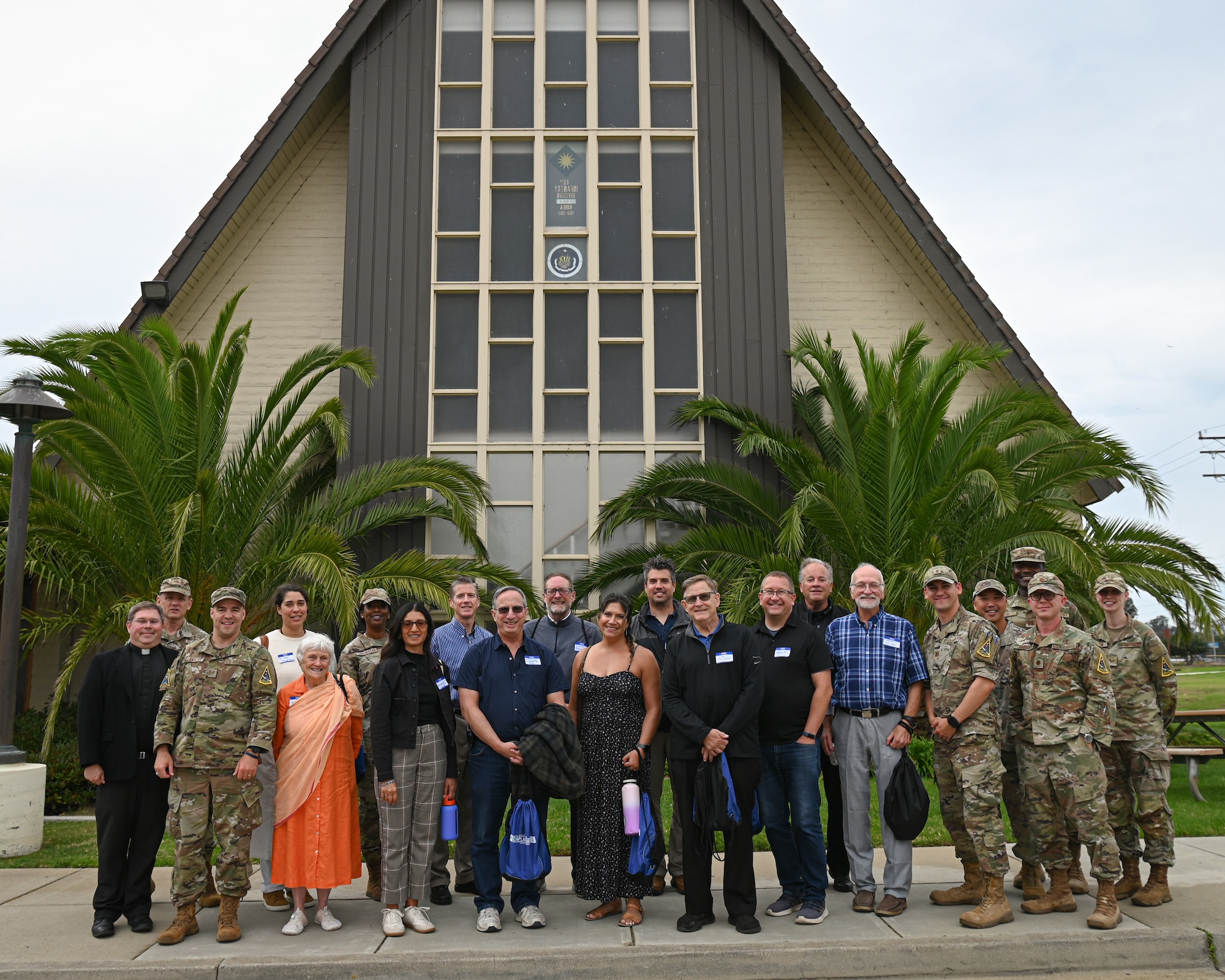 Members of the local clergy of various religions visited the Vandenberg Space Force Base Chapel to foster deeper connections with members of the installation as a way to show their ongoing support for Guardians, Airmen, and government civilians. The received mission briefings, attended a luncheon and discussion panel, toured base facilities  including the Western Range Operations Control Center, base chapel, and more.