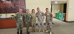 Medical personnel from the Albanian Armed Forces meet with U.S. Army Maj. Gen. Lisa J. Hou, D.O., director of the National Guard Bureau Office of the Joint Surgeon General, during the Rush International Advanced Trauma Training Course and Medical Exchange Event in Chicago, Sept. 12, 2025. The course, hosted by Rush University Medical Center in Chicago from September 3 to 12, 2025, was designed to provide medical response personnel with state-of-the-art knowledge and hands-on skills required to deliver advanced acute management for trauma patients in combat environments and domestic incidents. The Albanian Armed Forces and New Jersey National Guard have been paired within the State Partnership Program for nearly 25 years. (Courtesy photo)