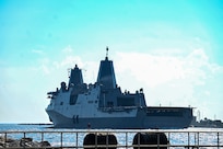 USS Arlington (LPD 24) departs from Naval Station Mayport for UNITAS 2025
