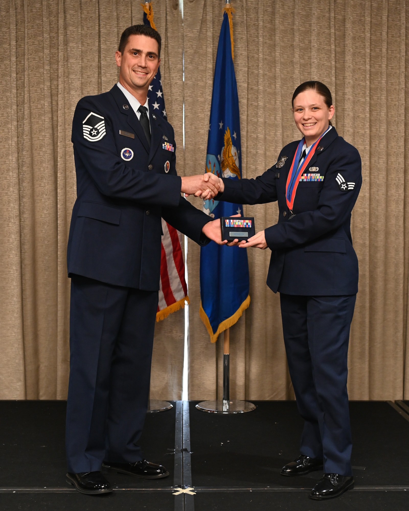 Airmen at graduation