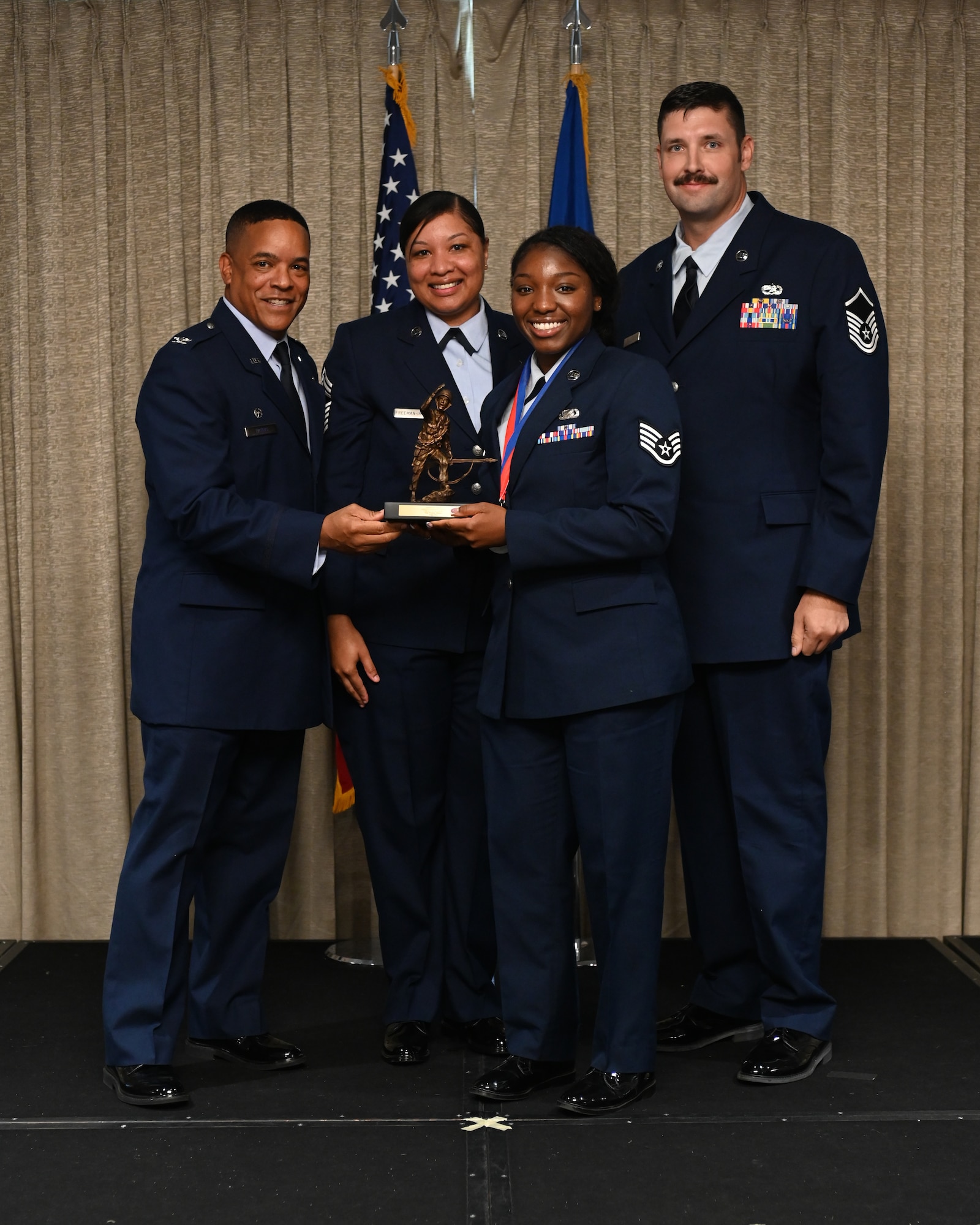 Airmen at graduation