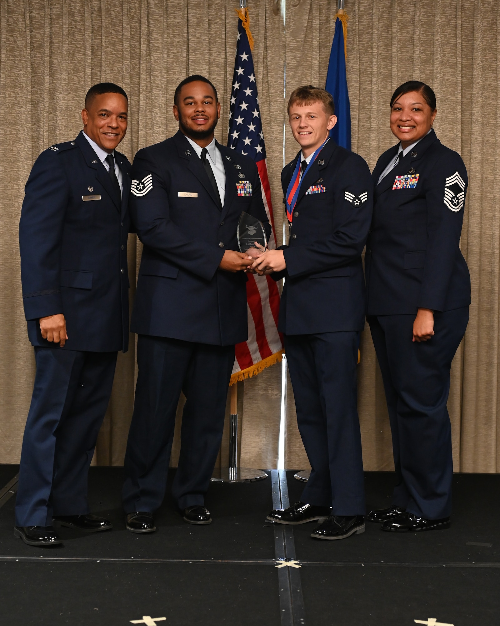 Airmen at graduation