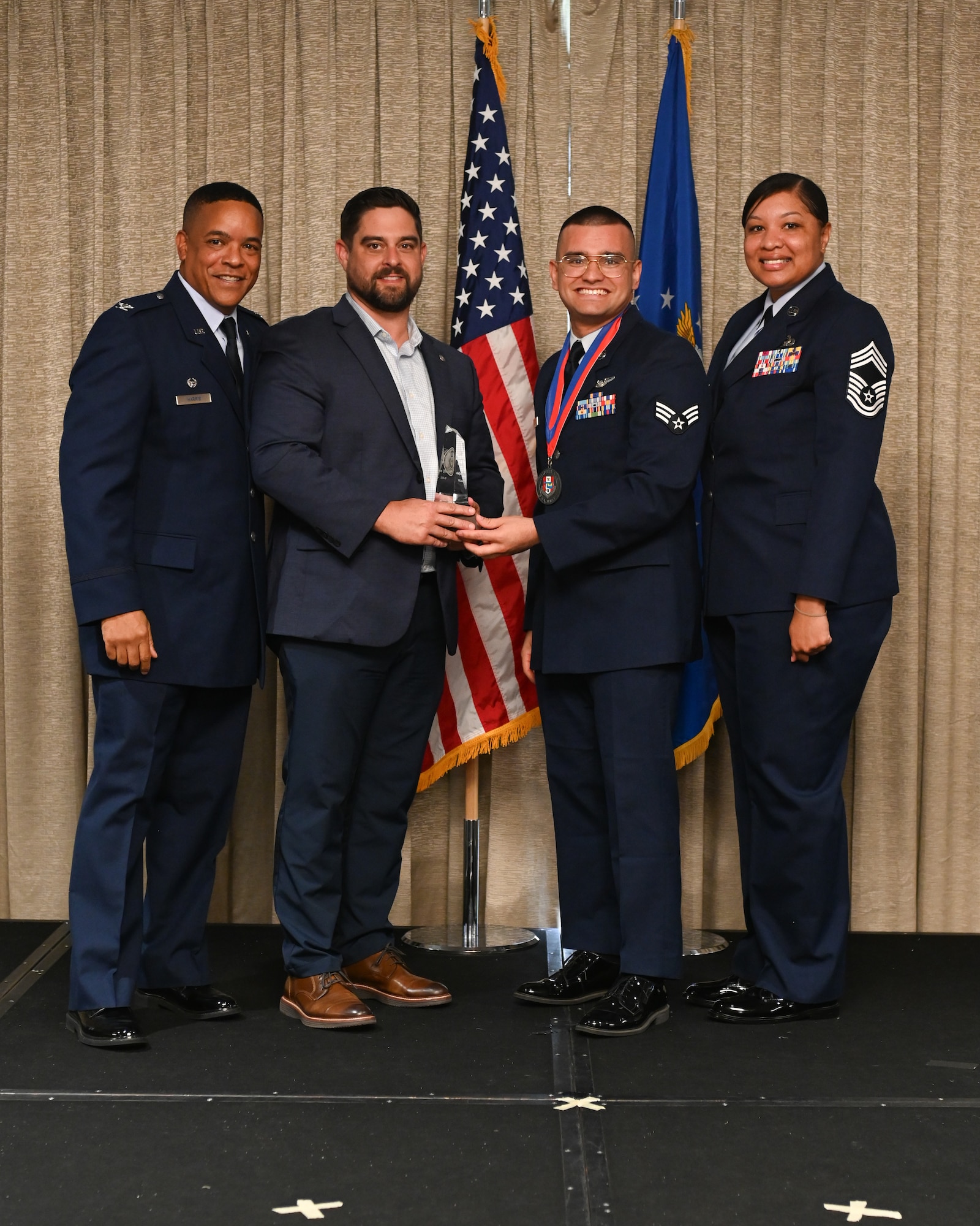 Airmen at graduation