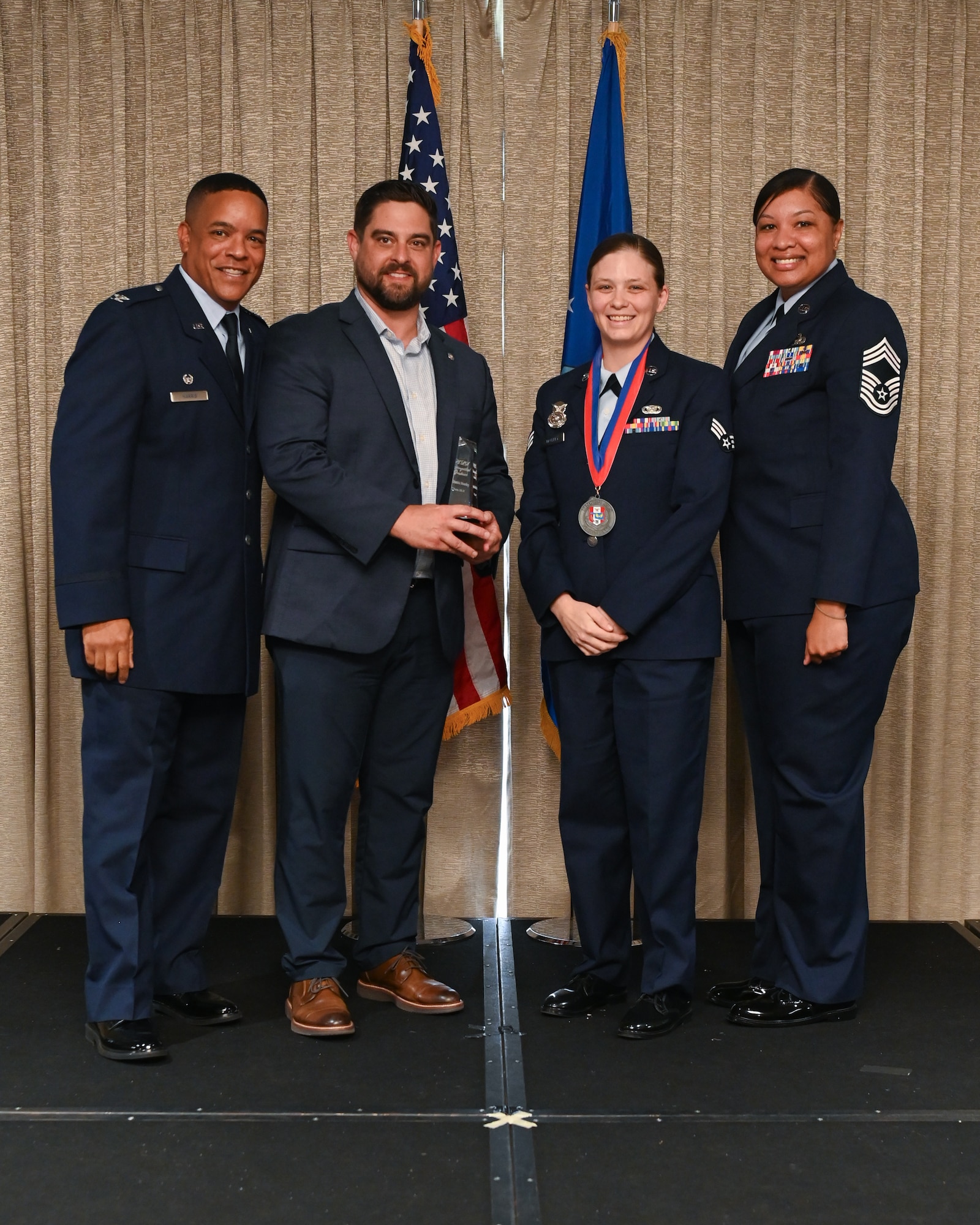 Airmen at graduation