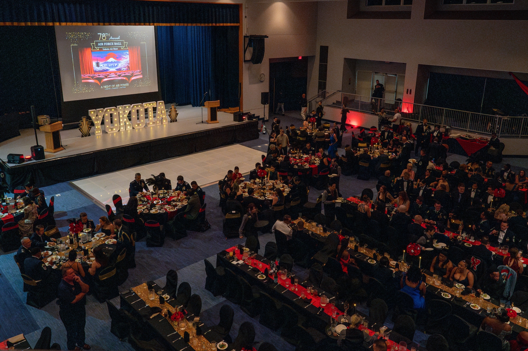 Team Yokota gathers to celebrate the 78th Air Force Ball.
