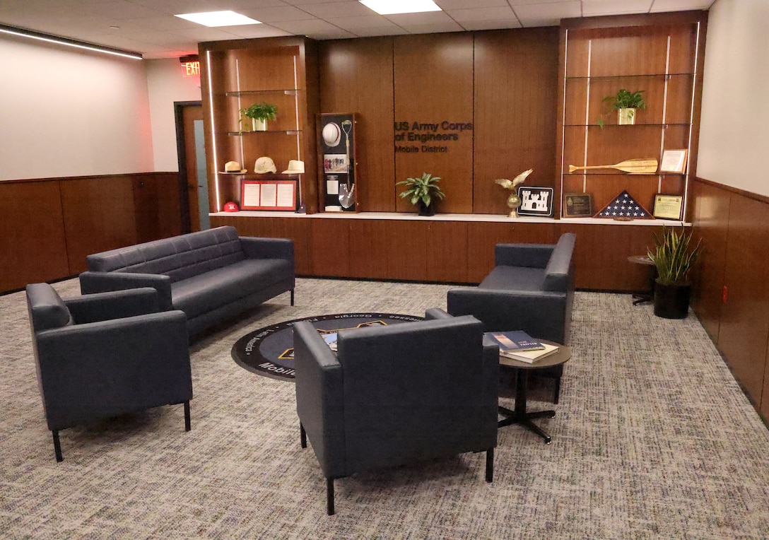 United States Army Corps of Engineers Mobile District headquarters building, Mobile, Alabama.