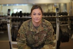 U.S. Air Force Master Sgt. Stepfanie Glidewell, 142nd Maintenance Operations Flight unit deployment manager, rests on a bench press at Portland Air National Guard Base, Ore., Sept. 6, 2025. Glidewell is training to compete in the U.S. Military Powerlifting Nationals after recovering from major surgery in October 2024 that removed multiple tumors from her sciatic nerve.