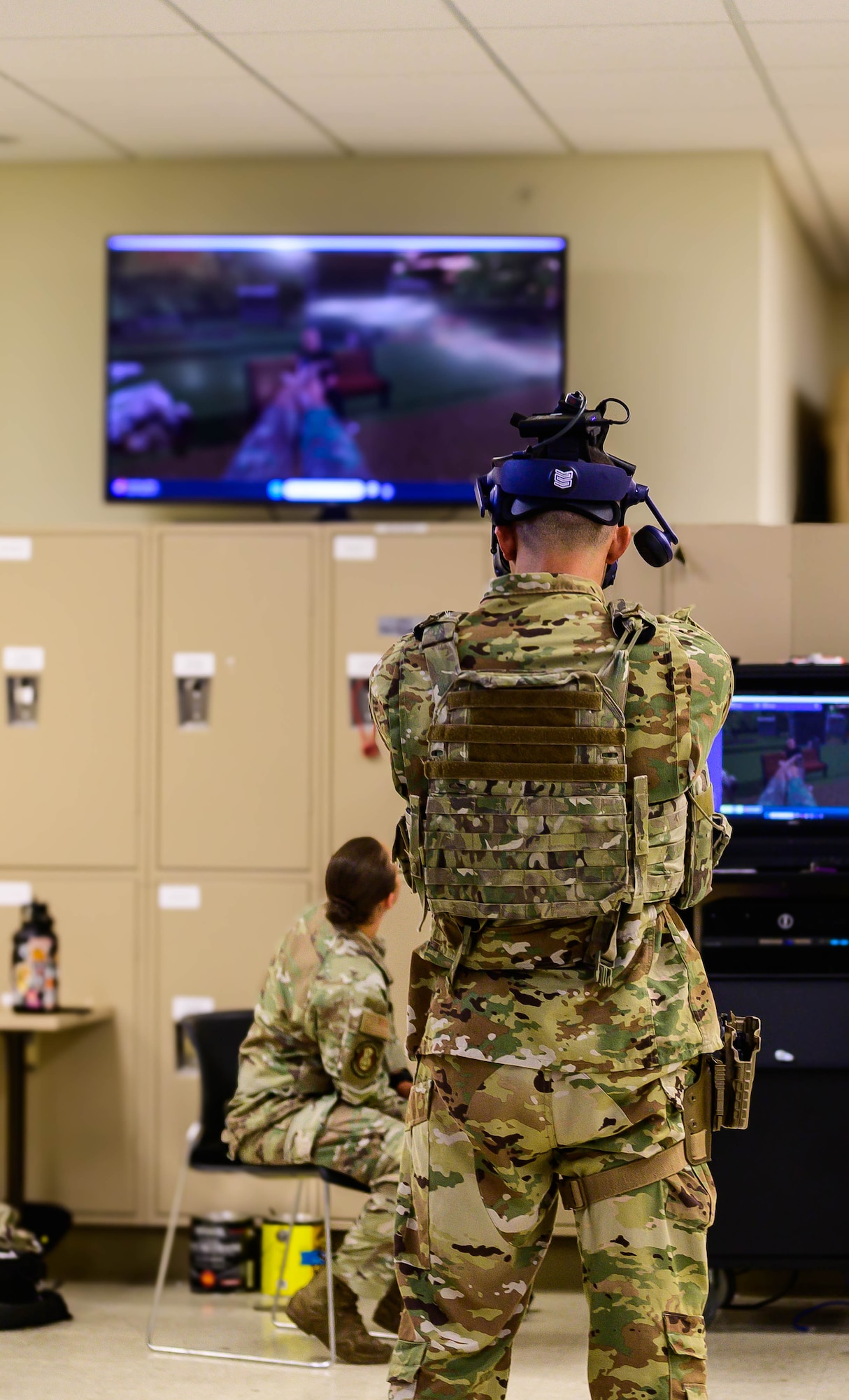 Service member participates in VR prescription