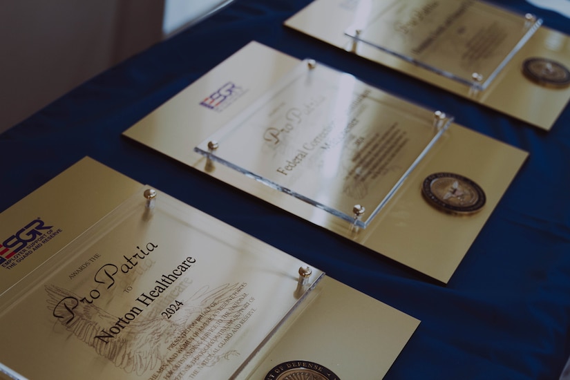 Three Kentucky employers were honored for their outstanding support of Guardsmen in Louisville on Sept. 10, 2025.
