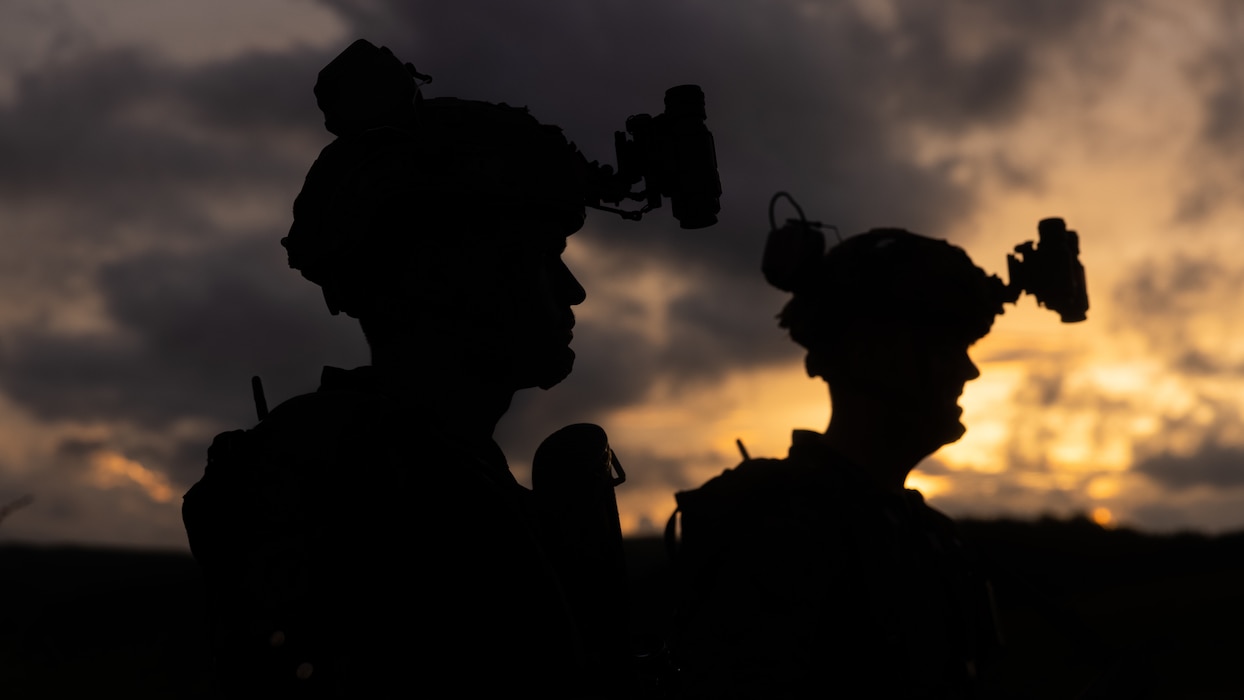 U.S. Marines with 12th Littoral Combat Team, 12th Marine Littoral Regiment, 3rd Marine Division, participate in force-on-force training during Resolute Dragon 25 at Hijudai Maneuver Area, Oita, Japan, Sept. 20, 2025.