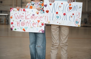 KEY FIELD AIR NATIONAL GUARD BASE, Miss. – Cheers, embraces, and heartfelt reunions filled the hangar as more than 100 deployed Airmen were welcomed home to Key Field on September 28, 2025.