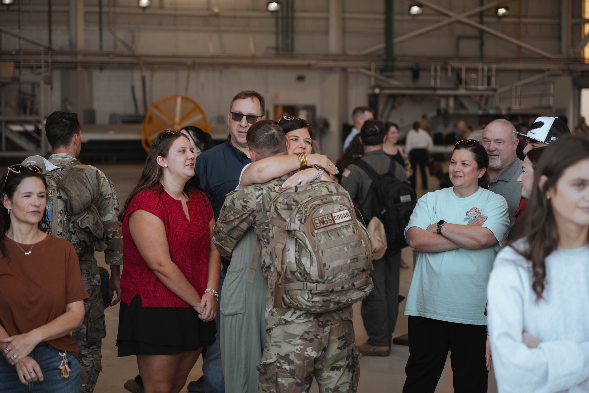KEY FIELD AIR NATIONAL GUARD BASE, Miss. – Cheers, embraces, and heartfelt reunions filled the hangar as more than 100 deployed Airmen were welcomed home to Key Field on September 28, 2025.
