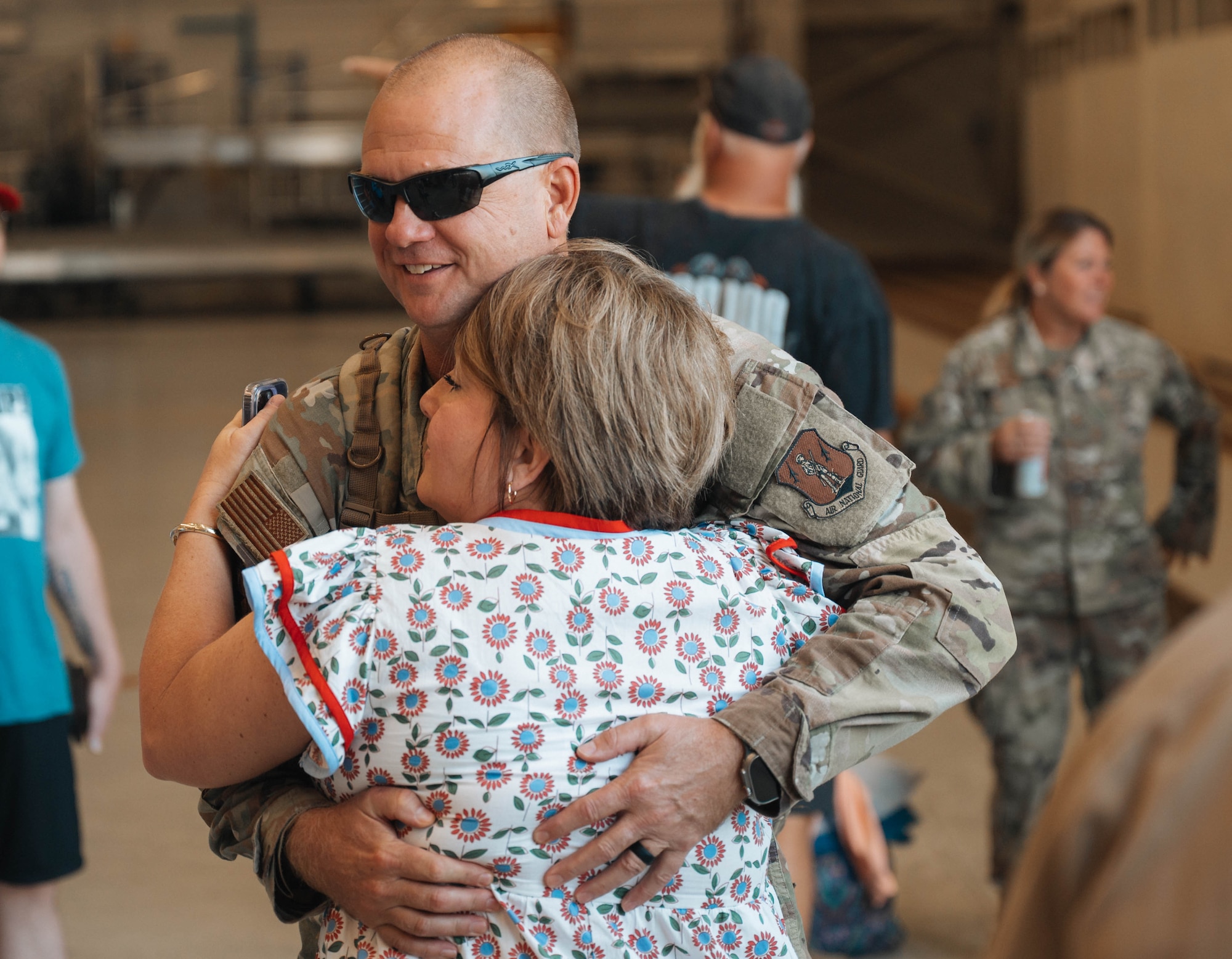 KEY FIELD AIR NATIONAL GUARD BASE, Miss. – Cheers, embraces, and heartfelt reunions filled the hangar as more than 100 deployed Airmen were welcomed home to Key Field on September 28, 2025.