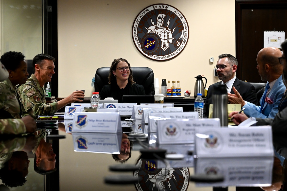 staffdel members tour buildings on incirlik