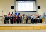 DLA Troop Support award winners pose with Troop Support Commander Army Brig. Gen. Sean Kelly during the organization's Quarterly Awards Ceremony September 18 in Philadelphia.