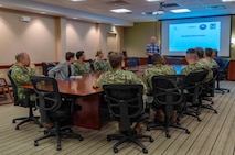 MAGNA, Utah - Six Sailors were given a rare opportunity to peek behind the curtain of the development of the most lethal, accurate, and reliable sea-based strategic deterrent on the planet during a Reverse Strategic Weapons System (SWS) Week at Strategic Systems Programs (SSP) Program Management Office (PMO) Flight Systems’ (SPF) detachment site in Magna, Utah (SPF(B)), August 17-21.  

Reverse SWS Weeks invite ballistic missile submarine (SSBN) crew members to SSP’s PMOs and detachments – dispersed throughout the nation – to give them an exclusive behind-the-scenes look at the weapons system they maintain and operate while on strategic patrol. The newly established Reverse SWS Week is accelerating understanding of the weapon system for the Sailors.    

The submarine-launched ballistic missile (SLBM) Trident II D5 SWS is the most lethal, accurate, and reliable sea-based strategic deterrent on the planet. The U.S. Navy entrusts its premier weapons system to the enlisted servicemen and women aboard the Navy’s SSBNs. These young Sailors maintain, operate, and even sleep next to these missiles, all while keeping the weapons at the highest standard of readiness. 

Each of the six Sailors expressed that they came away from the week with increased knowledge and enthusiasm for their roles, and for the Navy’s strategic deterrence mission.   

(U.S. Navy Photo Courtesy of Northrop Grumman/Released)